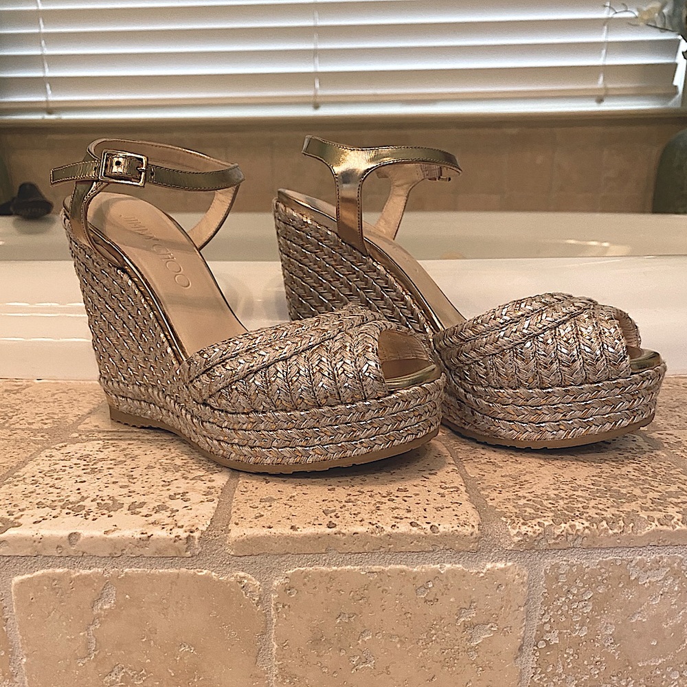 Jimmy Choo Metallic Perla 120